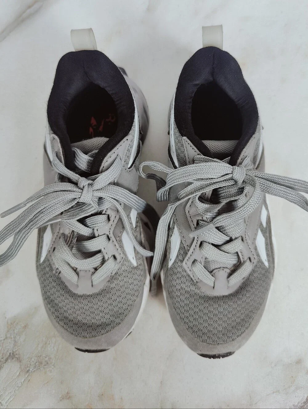 Reebok Toddler Kids Vizome Athletic Running Sneakers, Grey White, Sz 11